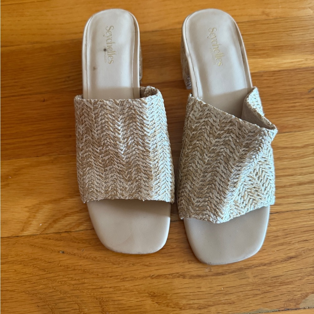 Seychelles Women's Tan Slide Sandals